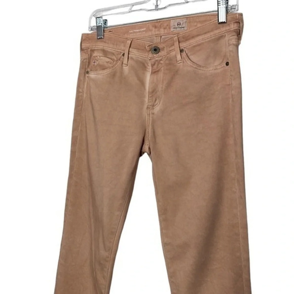 Ag Adriano Goldschmied The Prima Crop Cigarette Crop Stretch Jeans Size 27 - Picture 3 of 11